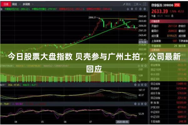 今日股票大盘指数 贝壳参与广州土拍，公司最新回应