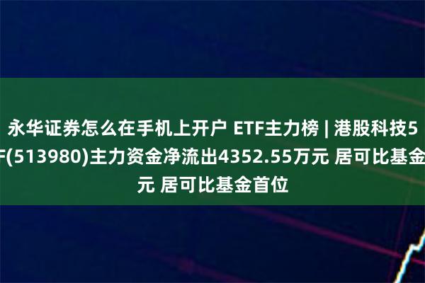 永华证券怎么在手机上开户 ETF主力榜 | 港股科技50ETF(513980)主力资金净流出4352.55万元 居可比基金首位