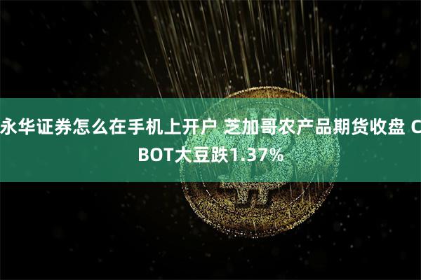 永华证券怎么在手机上开户 芝加哥农产品期货收盘 CBOT大豆跌1.37%