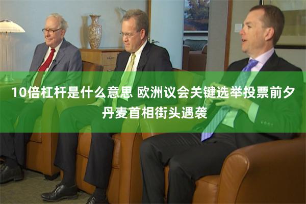 10倍杠杆是什么意思 欧洲议会关键选举投票前夕 丹麦首相街头遇袭