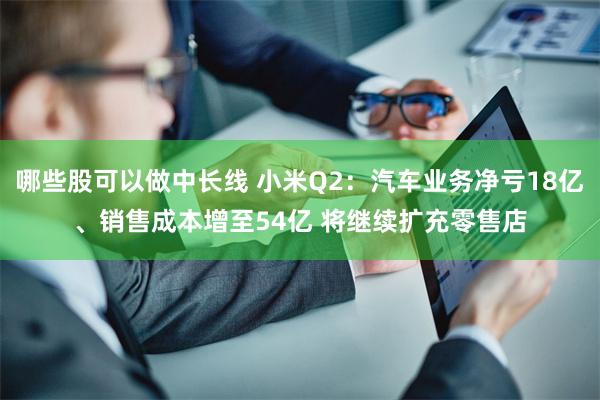 哪些股可以做中长线 小米Q2：汽车业务净亏18亿、销售成本增至54亿 将继续扩充零售店