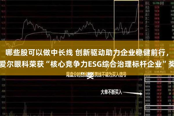 哪些股可以做中长线 创新驱动助力企业稳健前行，爱尔眼科荣获“核心竞争力ESG综合治理标杆企业”奖