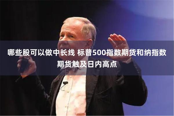 哪些股可以做中长线 标普500指数期货和纳指数期货触及日内高点